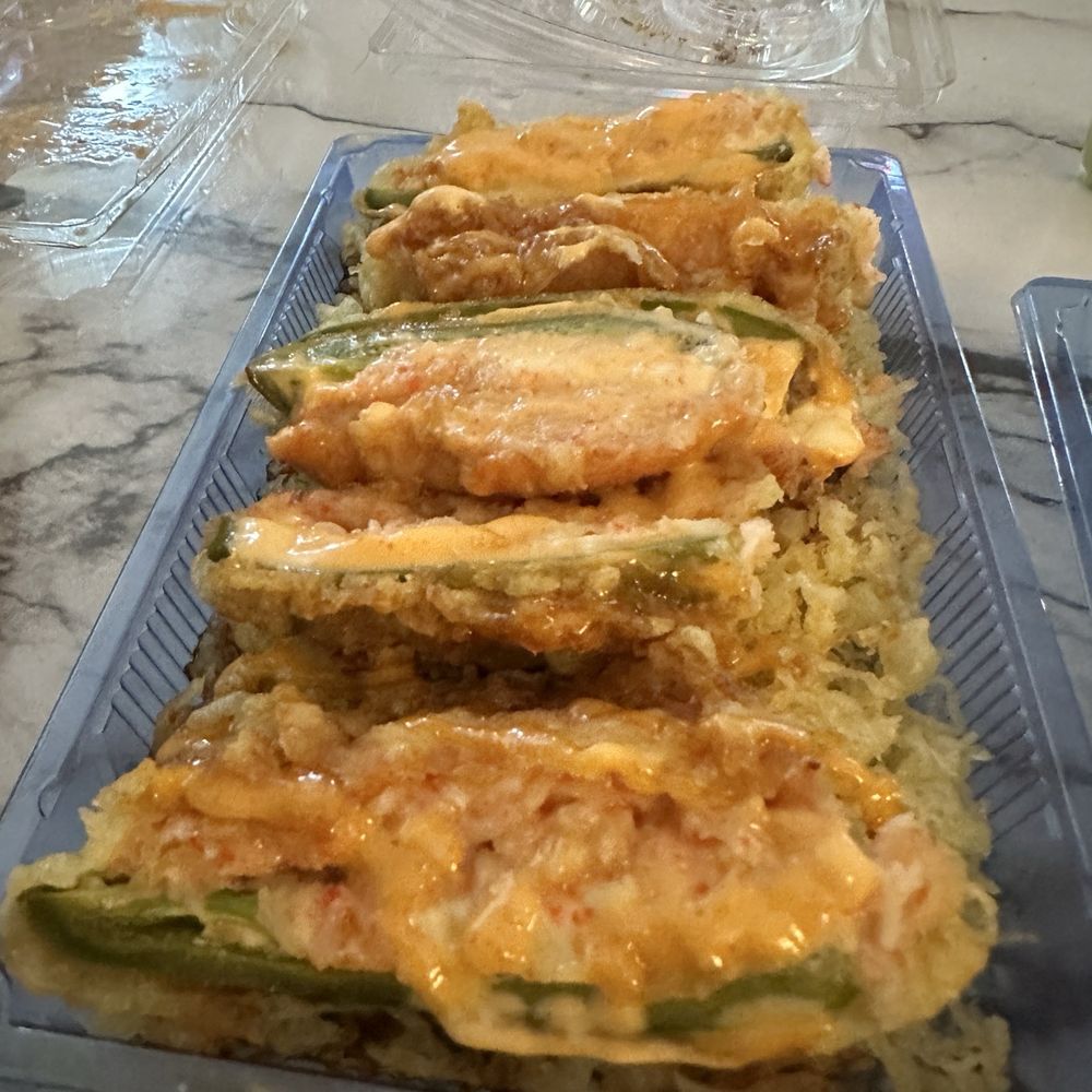 Sushi Seven - Stuffed jalepenos (offered for free with the James Tower) - Sushi Bars Near Me - San Antonio, Texas Sushi Seven - Stuffed jalepenos (offered for free with the James Tower) - Sushi Bars Near Me - San Antonio, Texas