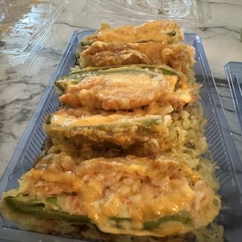 Sushi Seven - Stuffed jalepenos (offered for free with the James Tower) - Sushi Bars Near Me - San Antonio, Texas Sushi Seven - Stuffed jalepenos (offered for free with the James Tower) - Sushi Bars Near Me - San Antonio, Texas