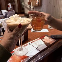 Black Angus Steakhouse - Espresso Martine and Old-fashioned drinks