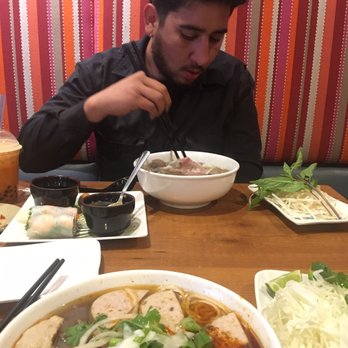 Pho 1 - My husband enjoying his #1 - Vietnamese Near Me - Vallejo, California Pho 1 - My husband enjoying his #1 - Vietnamese Near Me - Vallejo, California