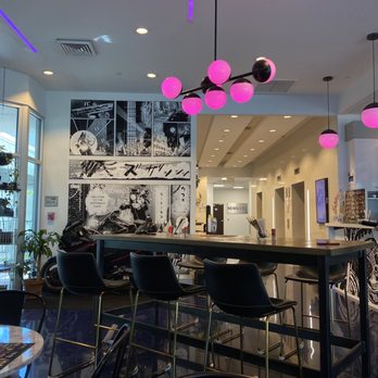 Motoneko Cafe - Lobby and comic book mural/wall! Seating area with cool Japanese objects/paraphernalia! - Cafes Near Me - Sarasota, Florida Motoneko Cafe - Lobby and comic book mural/wall! Seating area with cool Japanese objects/paraphernalia! - Cafes Near Me - Sarasota, Florida
