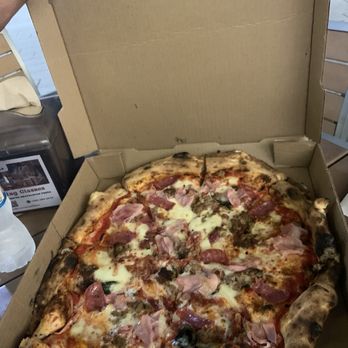 Pummarola - The Falls - Meat Lovers Pizza - Pizza Near Me - Miami, Florida Pummarola - The Falls - Meat Lovers Pizza - Pizza Near Me - Miami, Florida