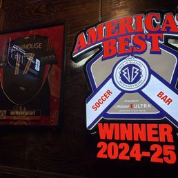 This is the best soccer bar in the country and they have great burgers and wings