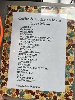 Menu photo 1 Coffee & Collab On Main Falls Creek, PA Menu photo 1 Coffee & Collab On Main Falls Creek, PA