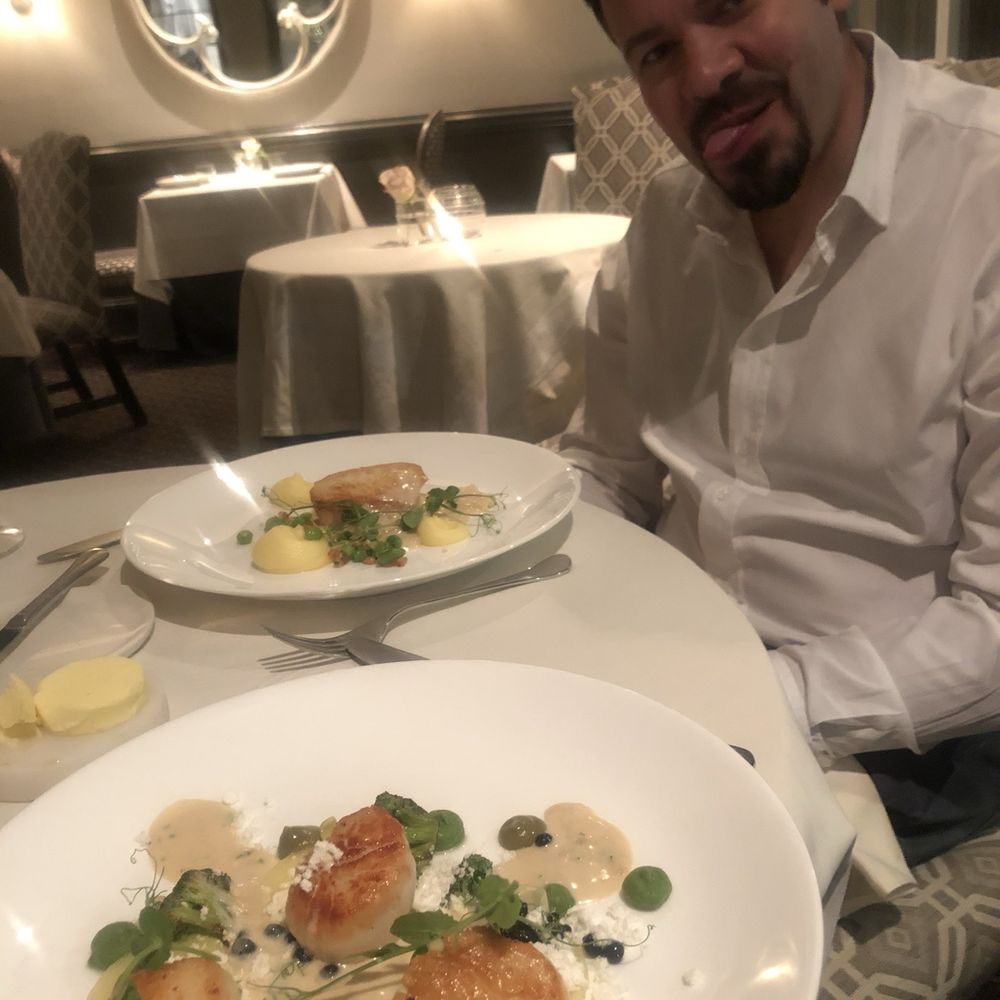 Fearrington Village - Scallops cooked perfectly! - Hotels Near Me - Pittsboro, North Carolina