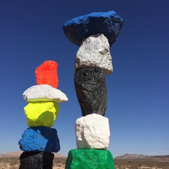 Seven Magic Mountains - Public Art Near Me - Las Vegas, Nevada