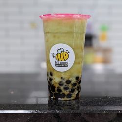 Bee Bubbly Juicery - Honeydew milk tea