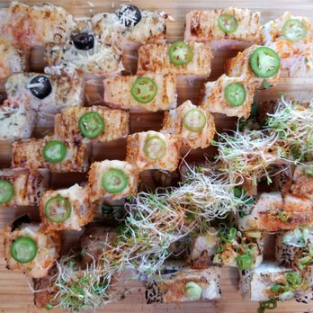 Green Leaf Cafe - Aburi platter - Sushi Bars Near Me - Burnaby, British Columbia