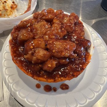 Tikiyaki - Volcano Chicken with rice on the bottom - Fast Food Near Me - Orange, California Tikiyaki - Volcano Chicken with rice on the bottom - Fast Food Near Me - Orange, California