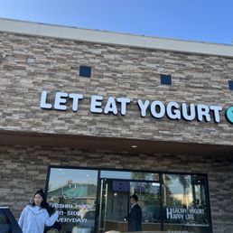 Exterior outside entrance of Let Eat Yogurt - Buena Park, California Exterior outside entrance of Let Eat Yogurt - Buena Park, California