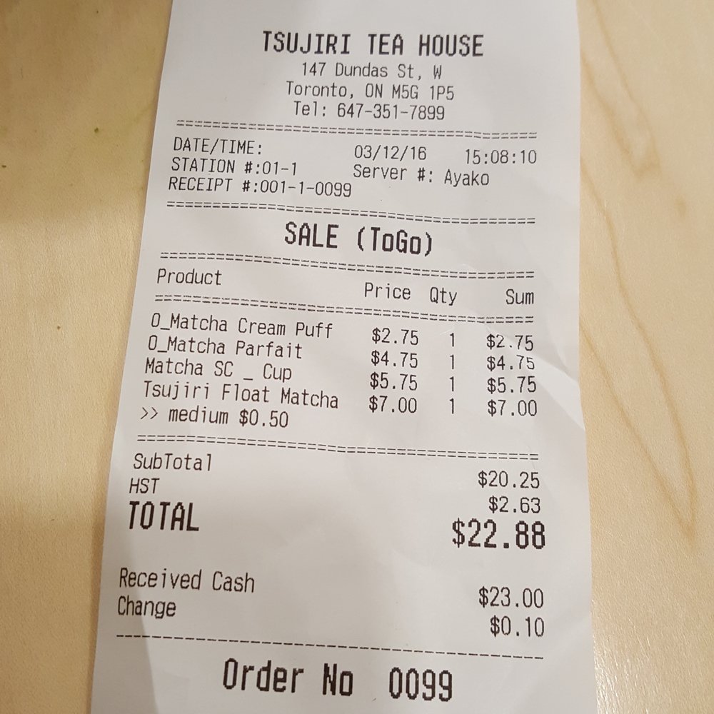 Tsujiri - Tea Rooms Near Me - Toronto, Ontario