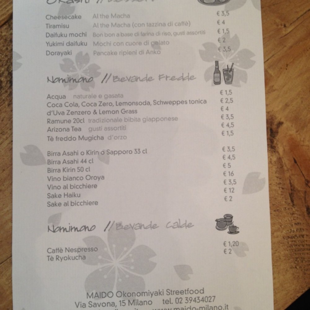 Maido! - Menu side 2 - Japanese Near Me - Milan, Michigan Maido! - Menu side 2 - Japanese Near Me - Milan, Michigan