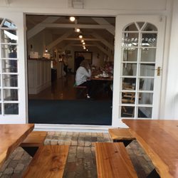 Just Fish And Chips - Looking inside, from the small upper patio.