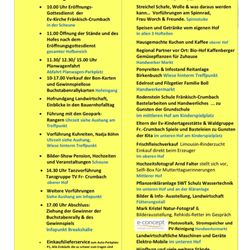 Hof Schleiersbach - Programm Tag des offenen Hofes 10.05.2020