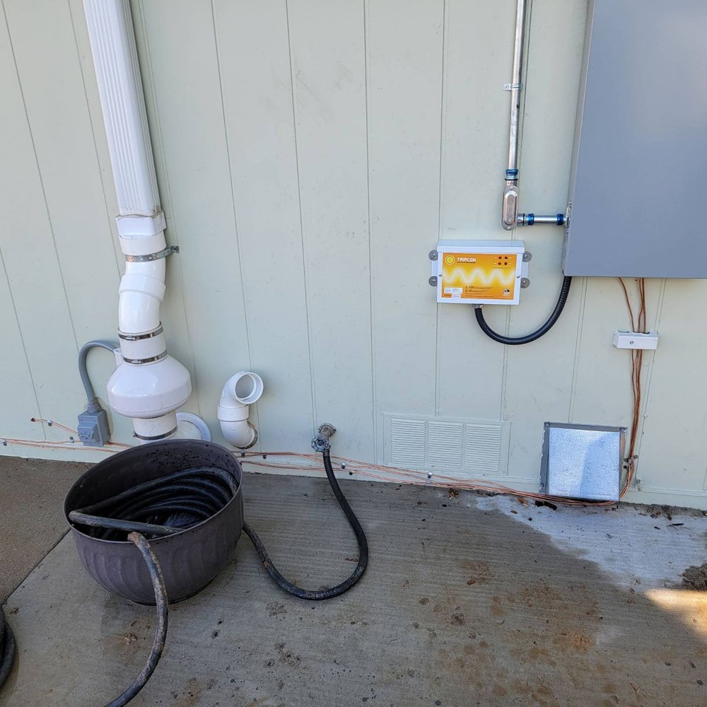 American Electrician - Look at how they ran the ground UNDER the vent. - Electricians Near Me - Centennial, Colorado American Electrician - Look at how they ran the ground UNDER the vent. - Electricians Near Me - Centennial, Colorado