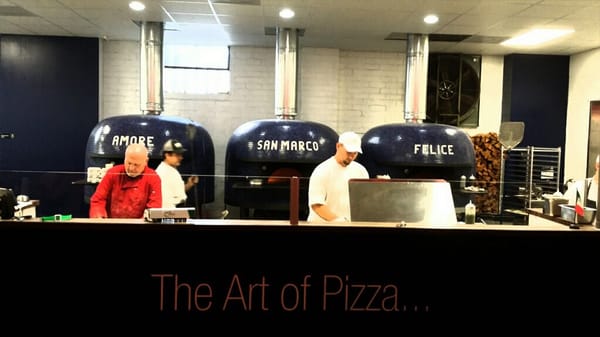 Photo of V Pizza - San Marco - Jacksonville, FL, US. V pizza had thier ovens made in Naples italy and shipped over to Jacksonville...900 degrees makes amazing pizza