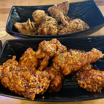 CM Chicken Carrollton - 2. Garlic Soy Chicken & 3. Garlic Spicy Chicken - Chicken Shop Near Me - Carrollton, Texas