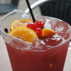 Typhoon Lounge - Closeup of berry breeze sangria