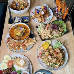 13. Hoy Joh (5) 14. Coco Potato Fries 20. Som Tum Thai 37. Mussamun Curry Short Ribs with Roti 36. Khao Soi 40. Ping (4) , Pad Thai 13. Hoy Joh (5) 14. Coco Potato Fries 20. Som Tum Thai 37. Mussamun Curry Short Ribs with Roti 36. Khao Soi 40. Ping (4) , Pad Thai