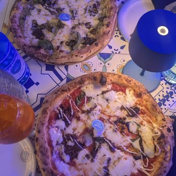 Song E Napule - Pizza Parmigiana & I think the Porcini? - Pizza Near Me - New York, New York