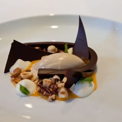 The Prune Restaurant & Bar One Fifty One - Buttery ice cream with ganache and nuts at The (Old) Prune