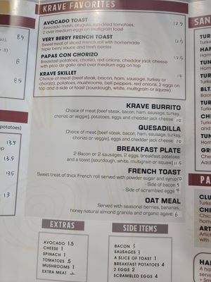 Menu photo 4 The Cafe Krave Anaheim, CA Menu photo 4 The Cafe Krave Anaheim, CA