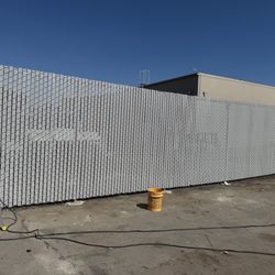 A-M Fence Works - 9' 75% plastic link