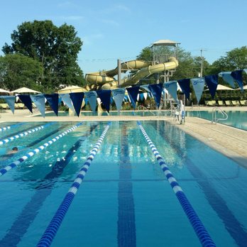 Life Time - The outdoor pool at 8am - Gyms Near Me - Fort Washington, Pennsylvania