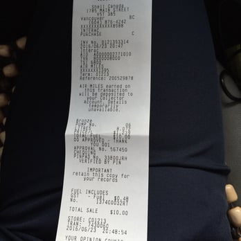 Shell - a receipt on a table - Gas Stations Near Me - Vancouver, British Columbia Shell - a receipt on a table - Gas Stations Near Me - Vancouver, British Columbia