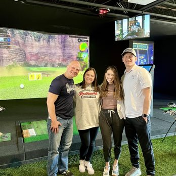 Scratch Indoor Golf - a group of people posing for a picture - Golf Near Me - Bixby, Oklahoma