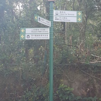 昂坪市集 - Signpost up ahead (01/05/19). #HongKong #LantauIsland #China #Buddhism #Traveling - Cultural Center Near Me - Hong Kong, HK