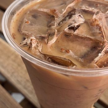 Ground Up Coffee - Pumpkin Latte (iced - 4 shots of espresso - Large) - "Close Up." - Coffee & Tea Near Me - Montebello, California Ground Up Coffee - Pumpkin Latte (iced - 4 shots of espresso - Large) - "Close Up." - Coffee & Tea Near Me - Montebello, California