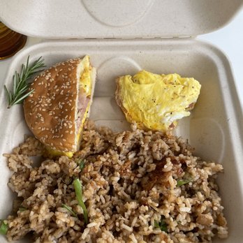 Kula Sandalwoods Inn & Cafe - Fried rice, 1/2 sandwich & egg - Hotels Near Me - Kula, Hawaii Kula Sandalwoods Inn & Cafe - Fried rice, 1/2 sandwich & egg - Hotels Near Me - Kula, Hawaii
