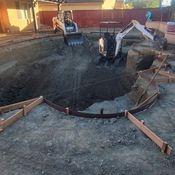 Zuniga Pool Construction - Digging in process - Pool & Hot Tub Service Near Me