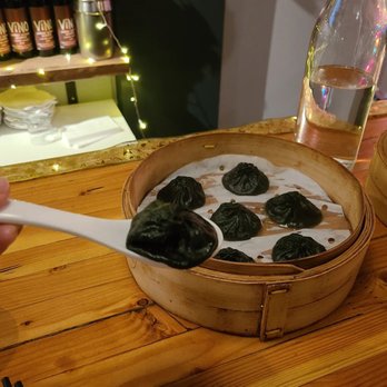 Chiho Bistro - truffle pork soup dumplings - Noodles Near Me - Seattle, Washington