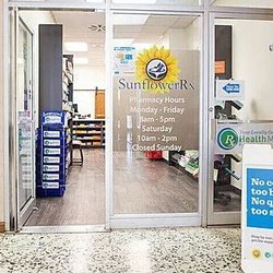 Sunflower Rx Pharmacy and Gifts - Entrance to Sunflower Rx Pharmacy