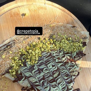 Crepetopia - Dubai chocolate crepe - Creperies Near Me - Sarasota, Florida
