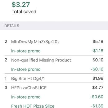 7-Eleven - Used in store promo on 2 pizzas and used 1k points for a slice of pizza when it's a 3 for $3 deal - Convenience Stores Near Me - Anaheim, California