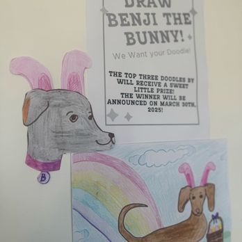 Burbank Pediatrics - 'Benji the Bunny'--"The top three doodles will receive a sweet little surprise! The winner will be announced on March 30th!" - Pediatricians Near Me - Burbank, California Burbank Pediatrics - 'Benji the Bunny'--"The top three doodles will receive a sweet little surprise! The winner will be announced on March 30th!" - Pediatricians Near Me - Burbank, California