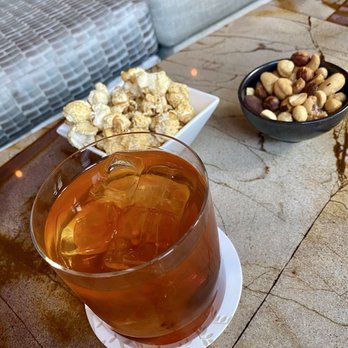 MKT Restaurant and Bar - Old Fashioned and complimentary bowls of bites - New American Near Me - San Francisco, California