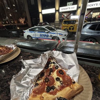 Bravo Pizza - Pepperoni black olive - Pizza Near Me - New York, New York Bravo Pizza - Pepperoni black olive - Pizza Near Me - New York, New York