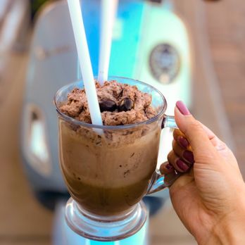 Frost Gelato - Affogato with Gianduia gelato - Gelato Near Me - Tucson, Arizona