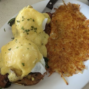 The Ups!de Down Café - Florentine Benedict - Cafes Near Me - Satellite Beach, Florida
