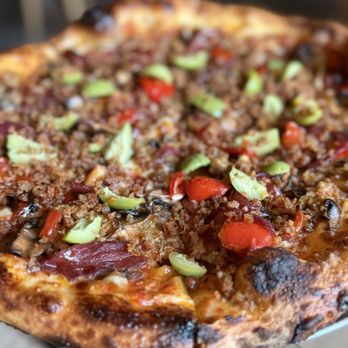 Rosie Cannonball - Supreme Pizza - Modern European Near Me - Houston, Texas Rosie Cannonball - Supreme Pizza - Modern European Near Me - Houston, Texas