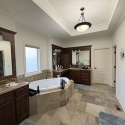 True North Painting - Going light in color can open up a space and make other accents really pop!