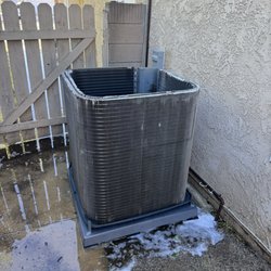 Trinity Heating and AC - Deep cleaned and chemically treated. The AC and breath easy and so can our awesome clients!