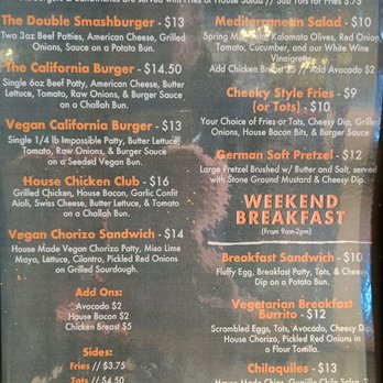 Green Cheek Beer Co. - Menu - food - Breweries Near Me - Sunset Beach, California Green Cheek Beer Co. - Menu - food - Breweries Near Me - Sunset Beach, California
