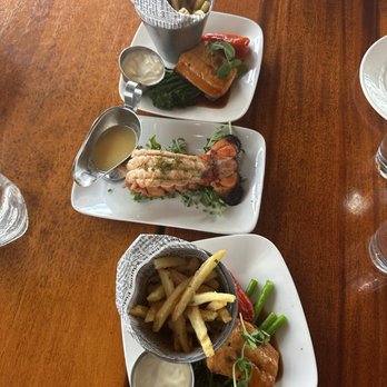 The Sandbar Seafood Restaurant - We shared the Lobster Tail and Cedar Plank Salmon - Seafood Near Me - Vancouver, British Columbia The Sandbar Seafood Restaurant - We shared the Lobster Tail and Cedar Plank Salmon - Seafood Near Me - Vancouver, British Columbia
