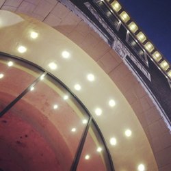 Colonial Fox Theater Foundation - Exterior view of the theatre arched entryway