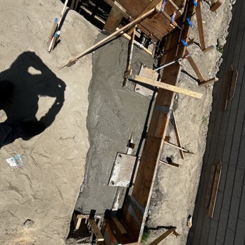 Rhino Concrete Services - poured day at Huntington Beach when concrete was wet - Masonry/Concrete Near Me Rhino Concrete Services - poured day at Huntington Beach when concrete was wet - Masonry/Concrete Near Me